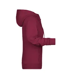 Ženska hudica 8025 burgundy-melange S-2