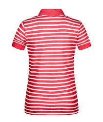 Ženska polo majica 8029 red/white S-3
