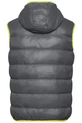 Muški pernati prsluk JN1062 carbon/acid-yellow S-3