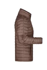 Ženska pernata jakna JN1081 coffee/black XL-2
