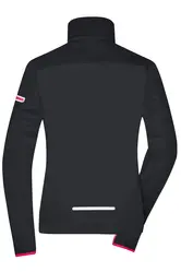 Ženska softshell jakna JN1125 black/light-red S-7
