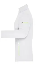 Ženska softshell jakna JN1125 white/bright-green S-1