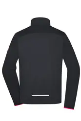 Muška softshell jakna JN1126 black/light-red S-7