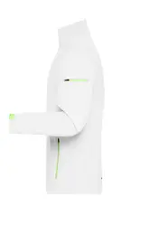 Muška softshell jakna JN1126 white/bright-green M-5