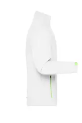Muška softshell jakna JN1126 white/bright-green M-6