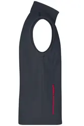Muški softshell prsluk JN1128 iron-grey/red S-6