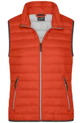 Ženski pernati prsluk JN1137 burnt-orange/silver S-1 Ženski pernati prsluk JN1137 burnt-orange/silver S-1