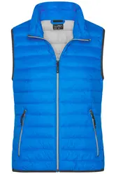 Ženski pernati prsluk JN1137 cobalt/silver S-4