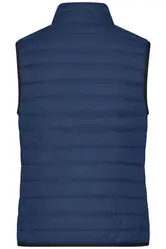 Ženski pernati prsluk JN1137 indigo-blue/silver S-3