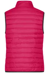 Ženski pernati prsluk JN1137 magenta/silver S-3