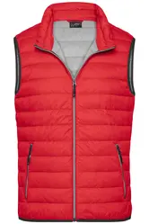 Muški pernati prsluk JN1138 red/silver S-1