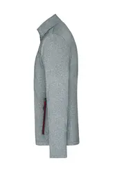 Muška softshell jakna JN1148 dark-melange/red S-5