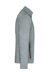 Muška softshell jakna JN1148 dark-melange/red S-6