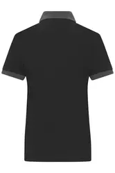 Ženska polo majica JN1303 black/anthracite-melange XS-3