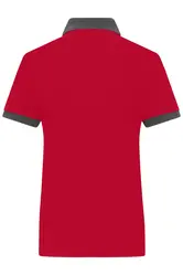 Ženska polo majica JN1303 red/anthracite-melange XS-3