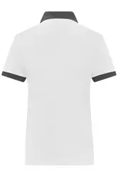 Ženska polo majica JN1303 white/anthracite-melange XS-3