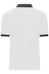 Polo majica JN1304 white/anthracite-melange S-3