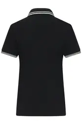 Ženska polo majica JN1305 black/white/grey XS-3