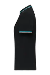Ženska polo majica JN1305 black/white/turquoise XS-1