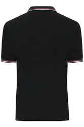 Polo majica JN1306 black/white/red S-3