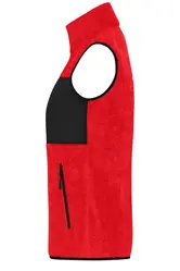 Ženski flis prsluk JN1309 red/black XS-5