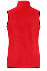 Ženski flis prsluk JN1309 red/black XS-7