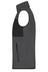 Flis prsluk JN1310 dark-melange/black S-5