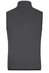 Flis prsluk JN1310 dark-melange/black S-7
