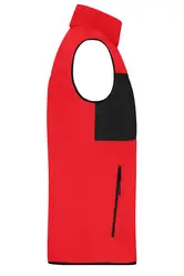Flis prsluk JN1310 red/black S-2