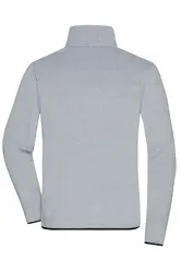 Muški flis JN1312 light-melange/black S-7