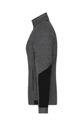 Ženski flis JN1817 black-melange/black/silver XS-1