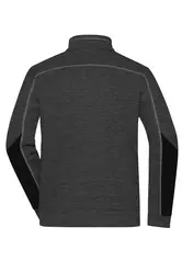 Muški flis JN1818 black-melange/black/silver XS-7