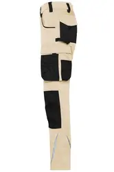 Radne slim hlače JN1832 stone/black 25-4