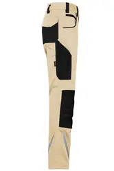 Radne slim hlače JN1832 stone/black 27-2