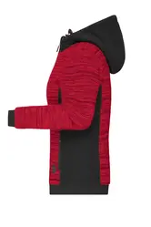 Ženska jakna JN1843 red-melange/black XS-5