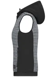 Ženski prsluk JN1847 carbon-melange/black XS-5