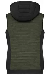 Ženski prsluk JN1847 olive-melange/black XS-3