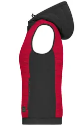 Ženski prsluk JN1847 red-melange/black XS-1