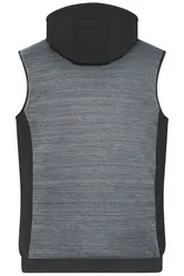Muški prsluk JN1848 carbon-melange/black XS-7