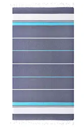 Ručnik za plažu JN1903 navy/turquoise/white one size-1