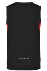 Muška majica za trčanje JN305 black/red S-3