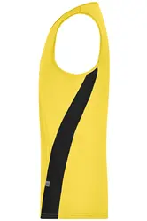 Muška majica za trčanje JN305 yellow/black S-1
