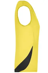 Ženska majica za trčanje JN315 yellow/black S-2
