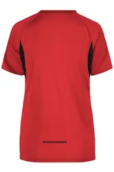 Ženska majica za trčanje JN316 red/black XS-3