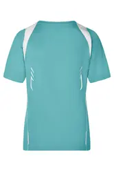Ženska majica za trčanje JN396 mint/white S-3