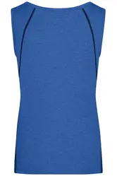 Ženska majica za trčanje JN493 blue-melange/navy XS-7