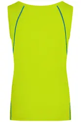 Ženska majica za trčanje JN493 bright-yellow/bright-blue XS-3