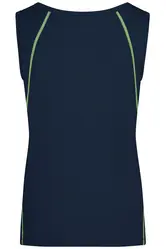 Ženska majica za trčanje JN493 navy/bright-yellow XS-3