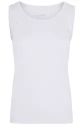 Ženska majica za trčanje JN493 white/bright-green S-0