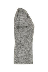 Ženska sportska majica JN495 black-melange/black XS-2 Ženska sportska majica JN495 black-melange/black XS-2